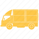 delivery, large, transportation, truck
