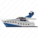 boat, speed, transport, vehicle