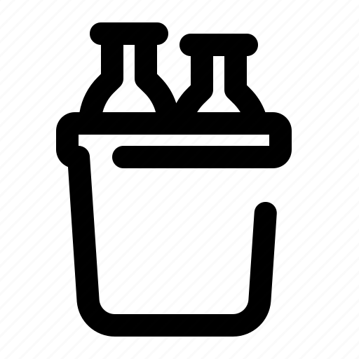 Bottle, glass, trash, garbage, recycle, waste, rubbish icon - Download on Iconfinder
