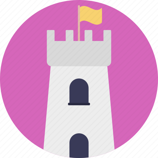 Castle, castle building, castle tower, fortress, medieval icon - Download on Iconfinder
