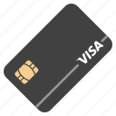 chip, visa, payment, bank card, debit card, finance, shopping