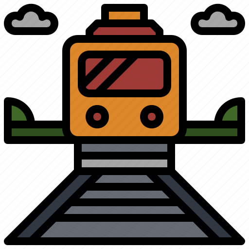 Public, railway, subway, train, transport, transportation icon - Download on Iconfinder