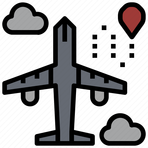 Aeroplane, airplane, airport, flight, plane, transport, travel icon - Download on Iconfinder
