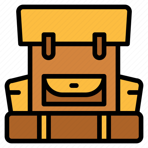 Backpack, backpacking, bag, travel, trip icon - Download on Iconfinder