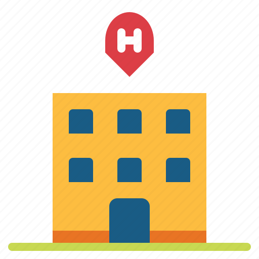 Building, holidays, hotel, town icon - Download on Iconfinder