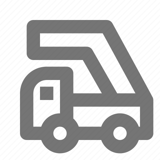 Truck, transportation, crane, holiday, road, travel, vacation icon - Download on Iconfinder
