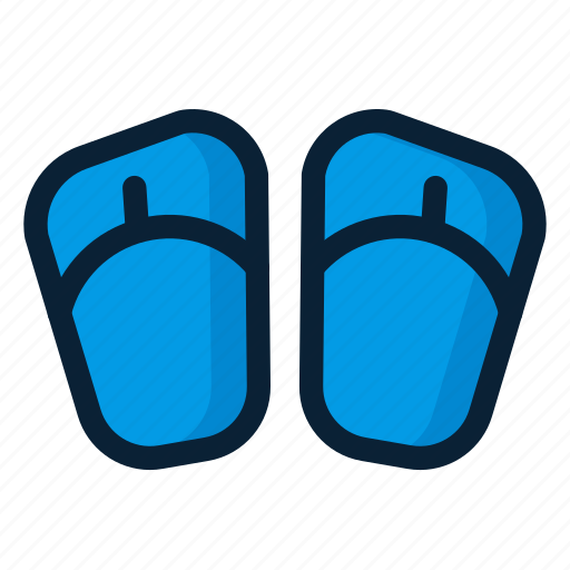 Flipflop, footwear, sandal icon - Download on Iconfinder