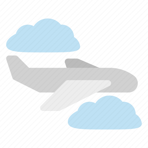 Clouds, plane, travel, trip, vacation icon - Download on Iconfinder