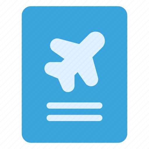 Airplane, boarding pass, plane ticket, ticket, travel, vacation icon - Download on Iconfinder
