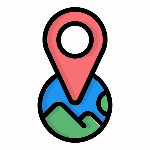 Arrow, direction, gps, location, map, navigation, pin icon - Download on Iconfinder