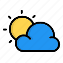 cloud, cloudy, holiday, summer, sun, vacation, weather
