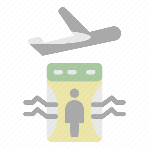 Airport, fly, aeroplane, flight, aviation icon - Download on Iconfinder