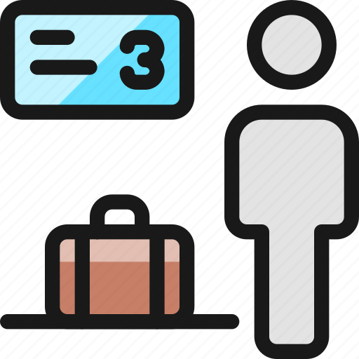 Baggage, check, in, user icon - Download on Iconfinder