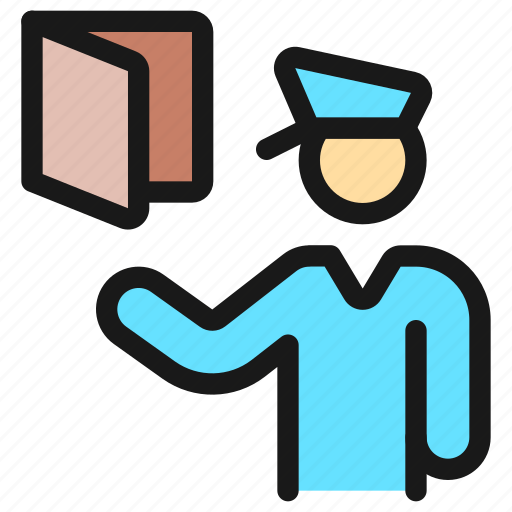 Security, officer, passport icon - Download on Iconfinder
