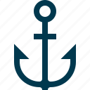 anchor, boat, link, sea, ship, travel