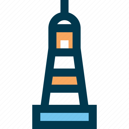 Light, lighthouse, sea, ship icon - Download on Iconfinder