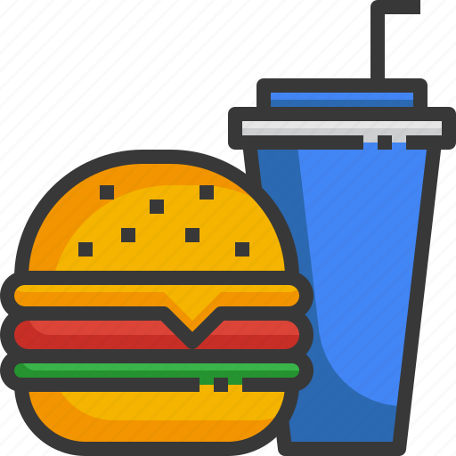 Food, drink, burger, junk, softdrink, fast icon - Download on Iconfinder