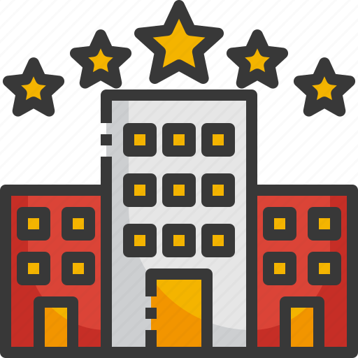 Hotel, resort, vacation, trip, travel, holidays, buildings icon - Download on Iconfinder