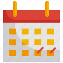 calendar, date, time, schedule, organization