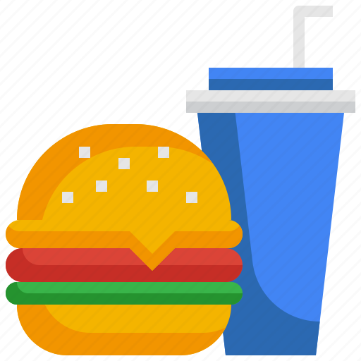 Food, drink, burger, junk, softdrink, fast icon - Download on Iconfinder