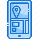 location, map, pin, road, smartphone, pointer, position