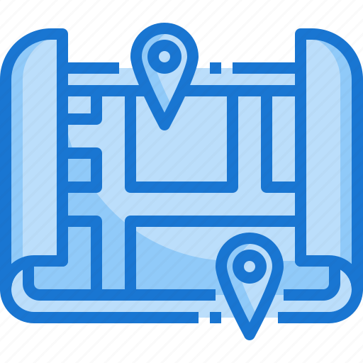 Map, location, gps, pin, pointer, position icon - Download on Iconfinder