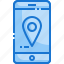 smartphone, location, pin, technology, electronic, map 