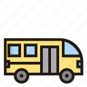 bus, transport, vehicle, delivery, travel, transportation