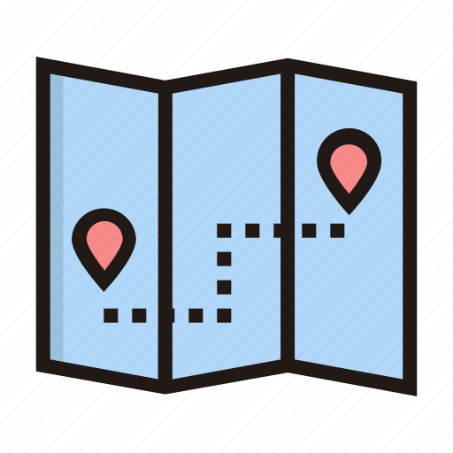 Map, location, pin, navigation, marker, place, position icon - Download on Iconfinder