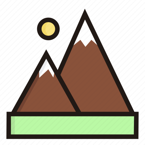 Mountain, landscape, nature, travel, camping icon - Download on Iconfinder