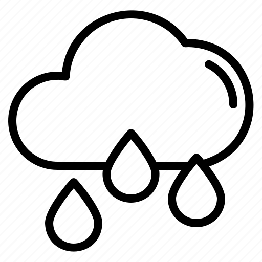 Rain, weather, cloud, water, rainy, forecast icon - Download on Iconfinder