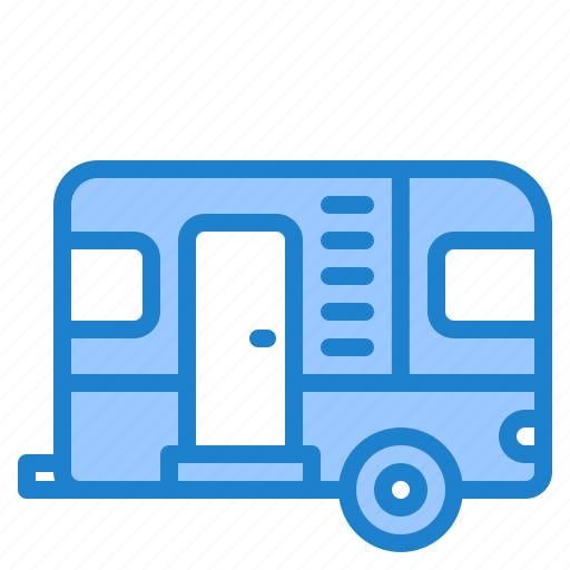 Caravan, van, camping, travel, transport icon - Download on Iconfinder