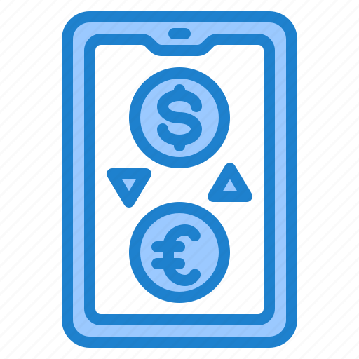 Exchange, money, finance, online, mobilephone icon - Download on Iconfinder