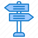 signboard, way, direction, road, navigation