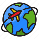 flight, travel, airplane, world, trip