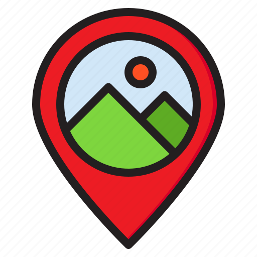 Location, travel, map, pin, image icon - Download on Iconfinder