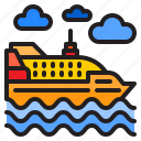 ship, boat, transport, cruise, travel