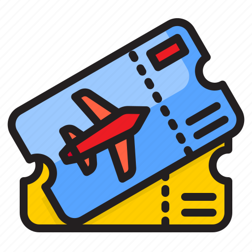 Ticket, airplane, flight, transport, travel icon - Download on Iconfinder