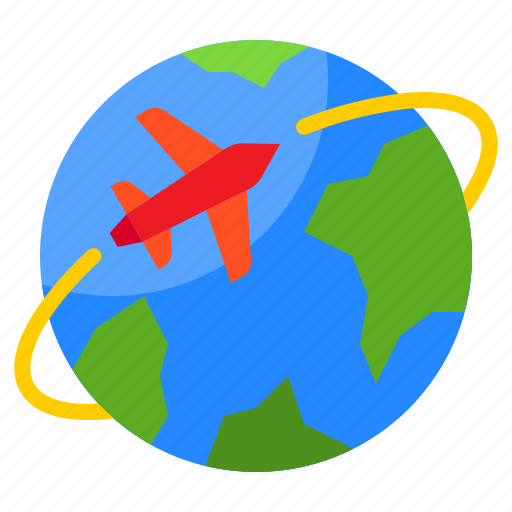 Flight, travel, airplane, world, trip icon - Download on Iconfinder