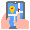 map, direction, location, online, mobilephone