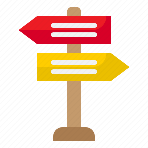 Signboard, way, direction, road, navigation icon - Download on Iconfinder