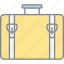 suitcase, briefcase, portfolio, bag 