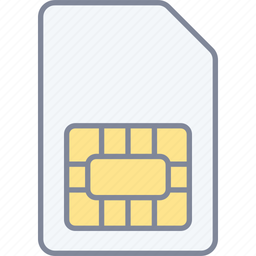 Sim, card, microchip, chip icon - Download on Iconfinder