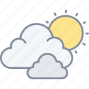 weather, cloud, forecast, sun