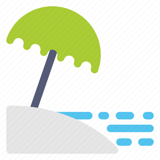Umbrella, beach, travel, sea, vacation icon - Download on Iconfinder