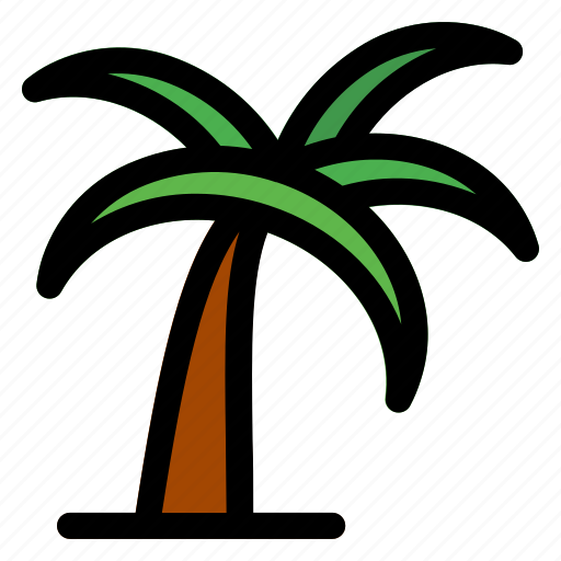 Palm, tree, travel, coconut, forest, beach icon - Download on Iconfinder