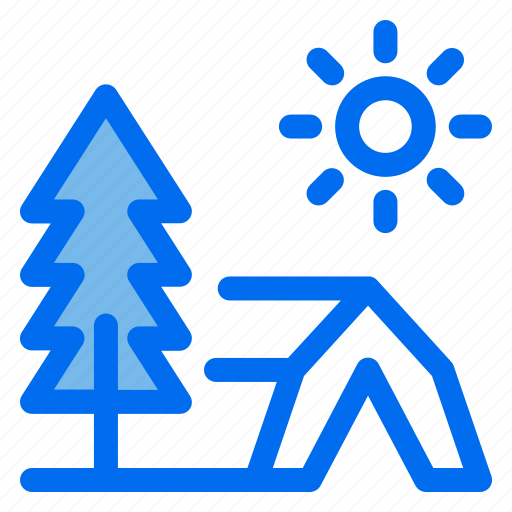 Tent, forest, travel, camping, backpacking icon - Download on Iconfinder