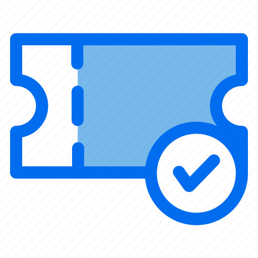 Ticket, comfirmed, travel, picnic, vacation icon - Download on Iconfinder
