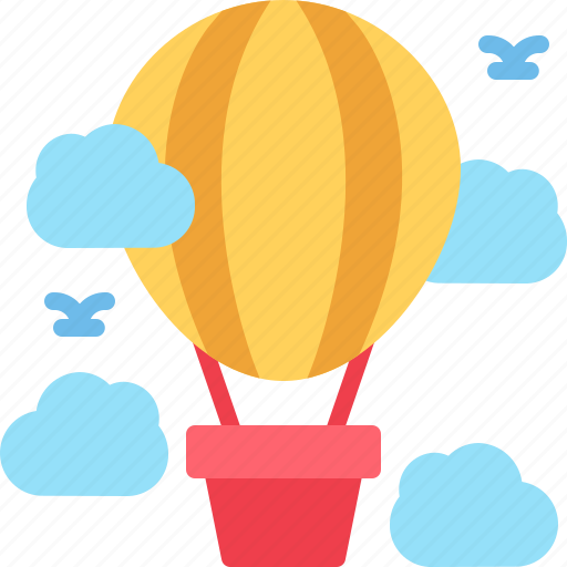 Hot, air, balloon, flight, holiday, travel, discovery icon - Download on Iconfinder