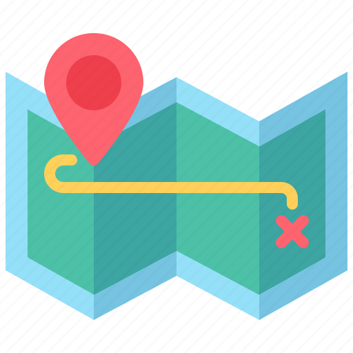 Map, pin, location, gps, placeholder icon - Download on Iconfinder
